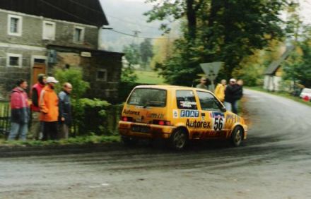 Jacek Sikora i Marek Kaczmarek - Fiat Cinquecento Sporting.
